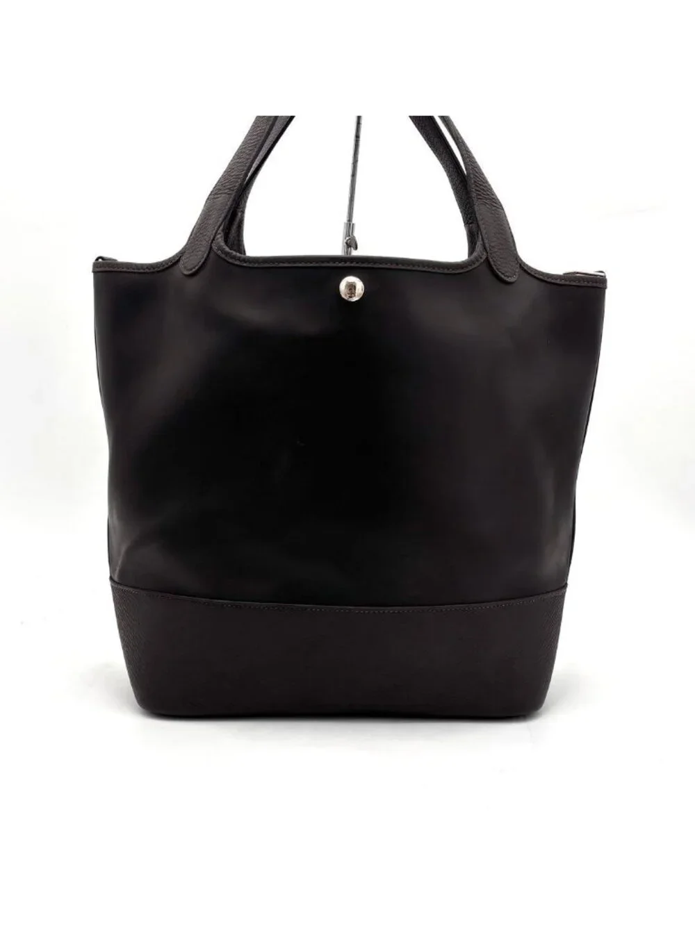 Hermes Picotin GM Long Tote Dark Brown Amazonia
